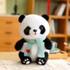 WPDTPT000124 Cartoon Panda Plush Doll Cute Realistic Toy Gift