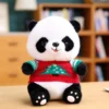 WPDTPT000116 Cartoon Panda Plush Doll Cute Realistic Toy Gift