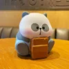 WPDTOM000063 Cartoon Panda Squeeze Stress Relief Toy Desktop Decor Figurine