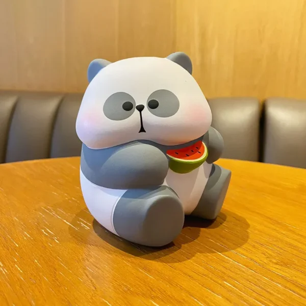 WPDTOM000064 Cartoon Panda Squeeze Stress Relief Toy Desktop Decor Figurine