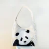 WPBGST000034-01 Cartoon Panda Tote Bag Unique Large Capacity Shoulder Bag