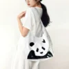 WPBGST000034-03 Cartoon Panda Tote Bag Unique Large Capacity Shoulder Bag