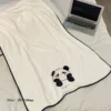 WPCTTW000178 Cartoon Panda Towel Bath Towel Quick-Dry Hair Cap Set