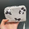 WPBGHB000211 Cartoon Panda Trendy Clutch Handbag Coin Purse Makeup Bag