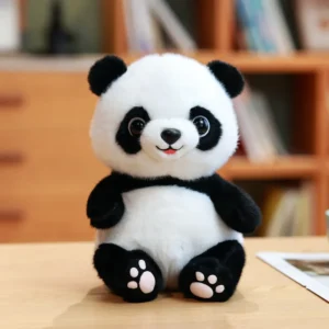 Cartoon Realistic Panda Plush Doll Toy Children's Gift