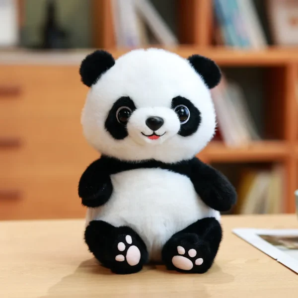 WPDTPT000125 Cartoon Realistic Panda Plush Doll Toy Children's Gift