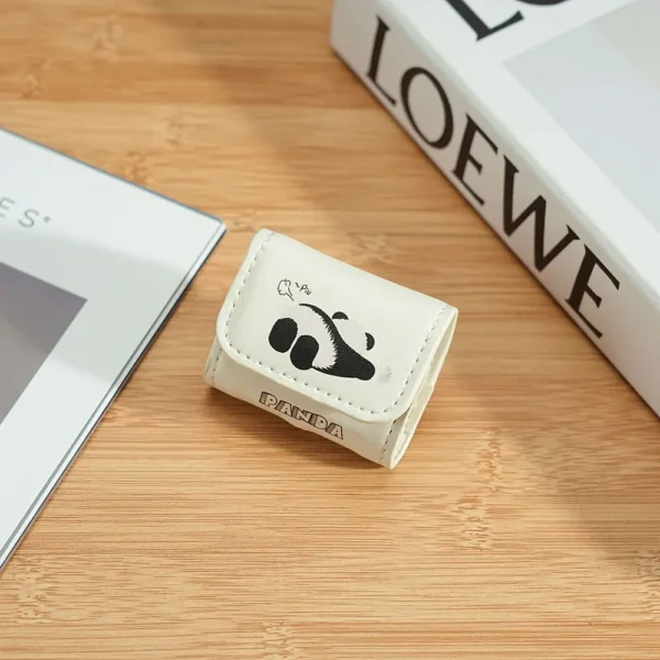 Cartoon Stretching Panda Design Apple AirPods Protective Case