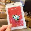 WPDCBR000149 Cartoon Little Panda Brooch Pin Bag Badge