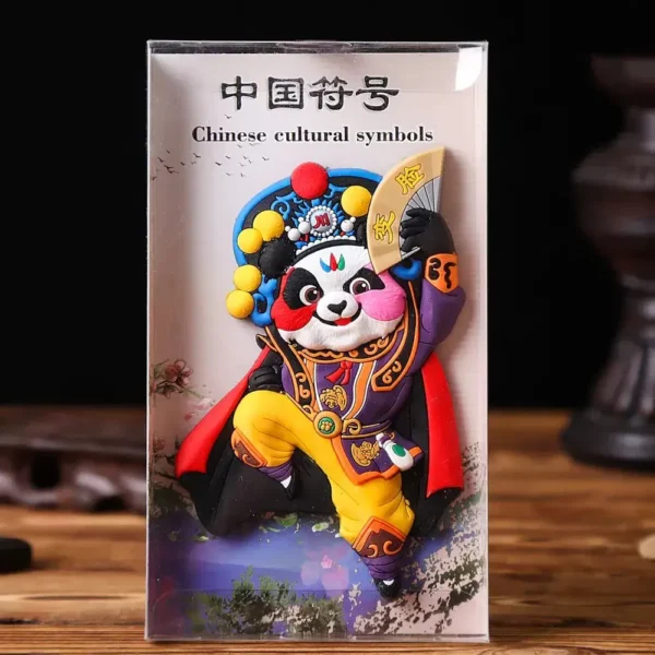WPDCFM000038 Chinese Culture Symbol Panda Fridge Magnet Home Decor