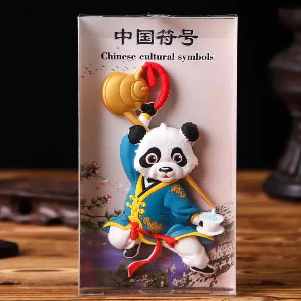 WPDCFM000040 Chinese Culture Symbol Panda Fridge Magnet Home Decor