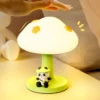 WPLSLM000338-03 Cloud-Shaped Panda Figurine Touch Night Light Bedside Lamp