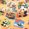 WPDCSK000276-05 Comic Panda Daily Doodle Sticker Cartoon Sticker 55 Pieces Set