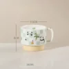 WPLSCPMU0222 Creative Cookie Design Cute Panda Ceramic Mug Water Cup