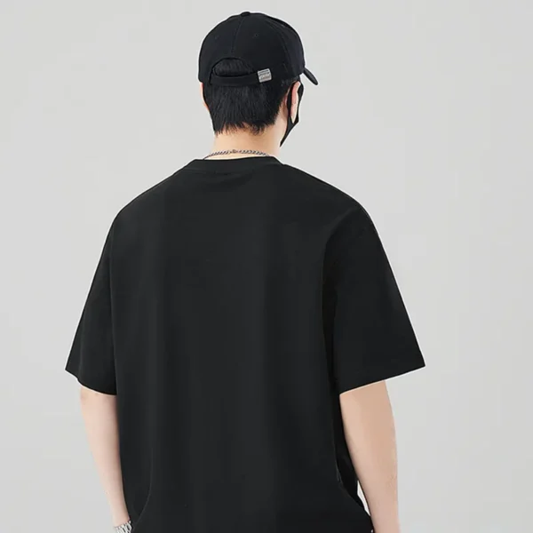 WPCTTS000496-0515-04 Creative Cute Panda on a Slide Pattern Men's Short-Sleeve T-Shirt