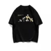 WPCTTS000506 Creative Cute Panda on a Slide Pattern Men's Short-Sleeve T-Shirt