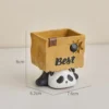 Creative Cute Panda Pen Holder Storage Box Desk Decor
