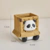 Creative Cute Panda Pen Holder Storage Box Desk Decor