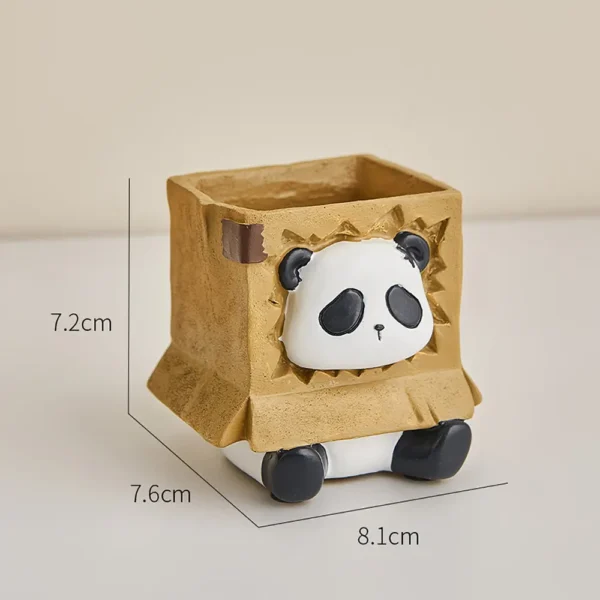 Creative Cute Panda Pen Holder Storage Box Desk Decor