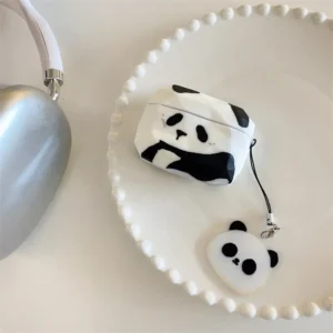 WPASEC000211-01 Irregular Panda Pattern Apple AirPods Case