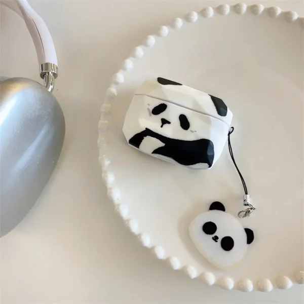 Irregular Panda Pattern Apple AirPods Case