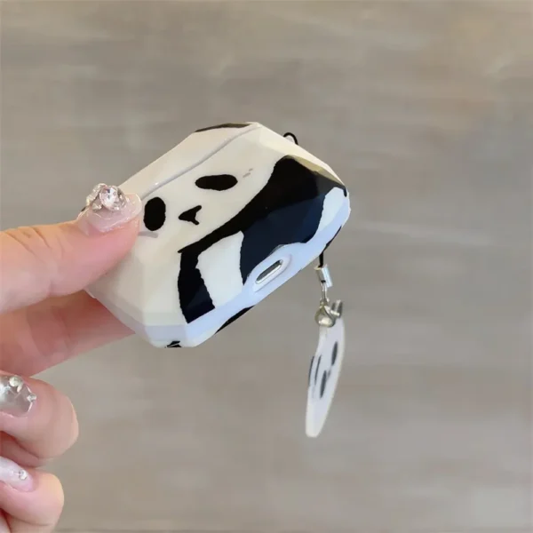 Irregular Panda Pattern Apple AirPods Case