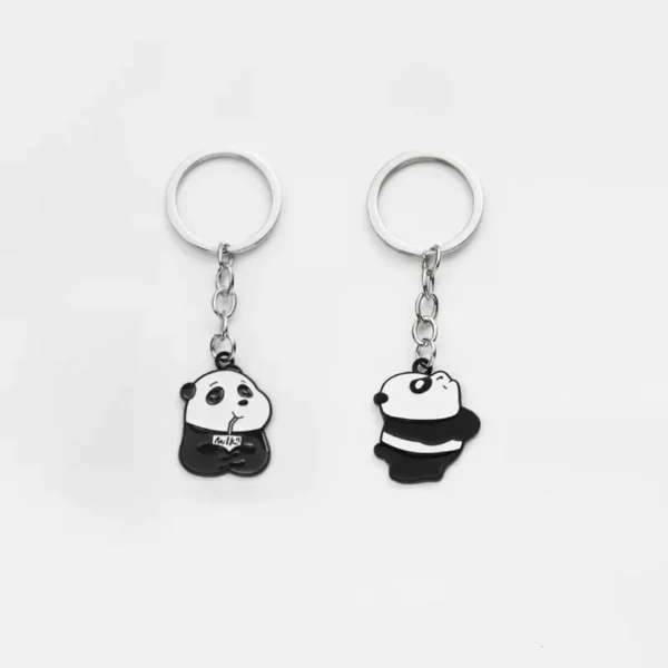 WPDCCM000093-0094 Creative Original Cartoon Panda Keychain Decorative Pendant