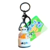 WPDCCM000114-01 Creative Panda Camping Lantern Design Keychain Cute Charm