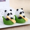 WPDTOM000050-04 Creative Panda Dragon Boat Figurine Desktop Model Decoration