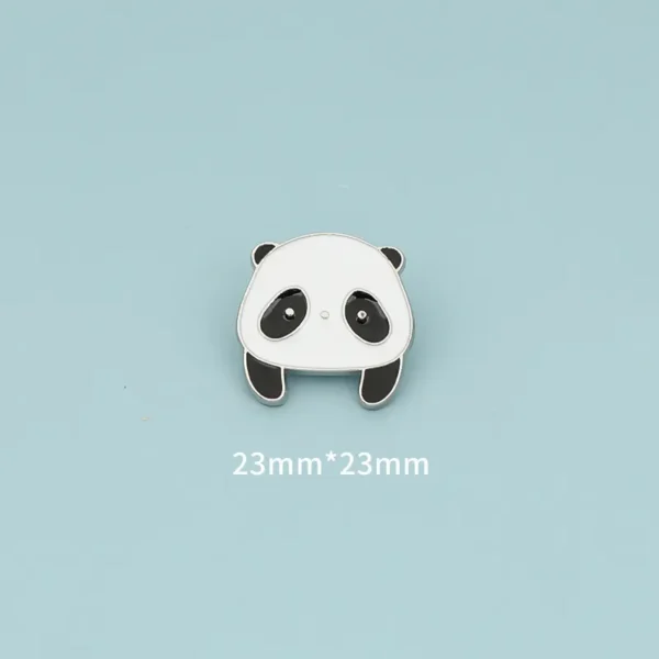 WPDCBR000189 Creative Panda Hua Hua Brooch Cute Badge Cartoon Accessory