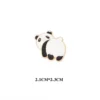 WPDCBR000191 Creative Panda Hua Hua Brooch Cute Badge Cartoon Accessory