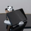 WPASPH000330-03 Creative Panda on the Moon Phone Stand Desk Decor Ornament