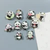 WPDCFM000032-01 Cute Acrylic Panda Fridge Magnet Home Decor 10-Piece Set