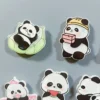 WPDCFM000032-02 Cute Acrylic Panda Fridge Magnet Home Decor 10-Piece Set