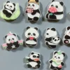WPDCFM000032-04 Cute Acrylic Panda Fridge Magnet Home Decor 10-Piece Set
