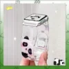 WPASWB000310-0314-01 Cute and Stylish Transparent Panda Print Apple Watch Band