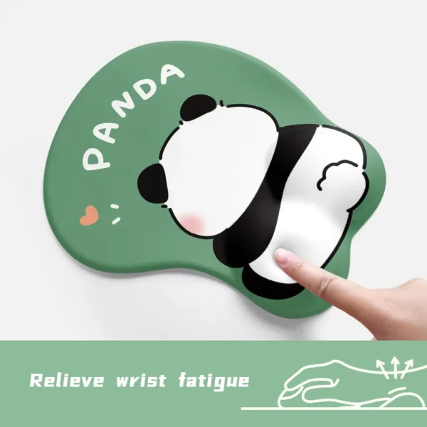 WPASMP000048-0049-02 Cute Big Panda Mouse Pad Wrist Rest