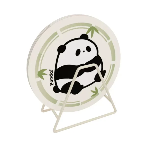 WPLSCS000322 Cute Cartoon Panda Coaster Absorbent Heat-Resistant Placemat