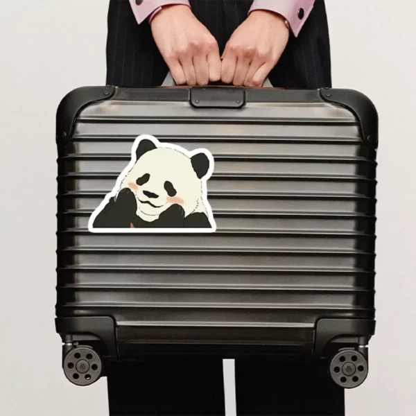 WPDCSK000268-0269-02 Cute Cartoon Panda Daydreaming Sticker Car Laptop Decal