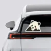 WPDCSK000268-0269-03 Cute Cartoon Panda Daydreaming Sticker Car Laptop Decal