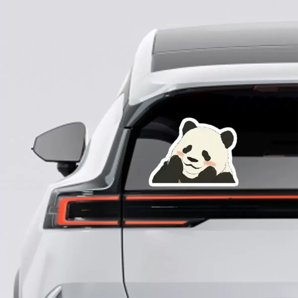 WPDCSK000268-0269-03 Cute Cartoon Panda Daydreaming Sticker Car Laptop Decal