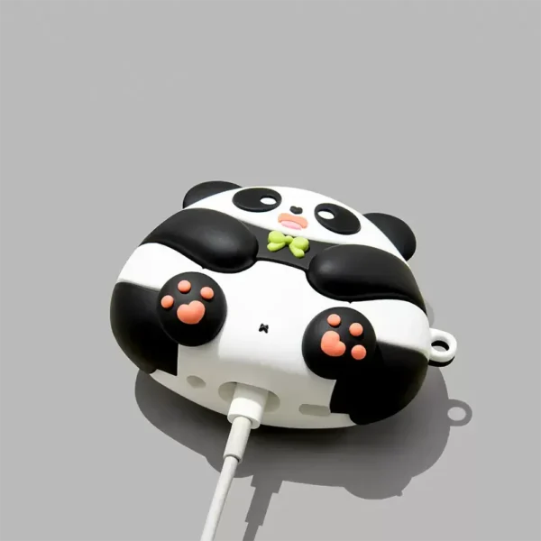 WPASEC000215-03 Cute Cartoon Panda Hua Hua Apple AirPods Protective Case