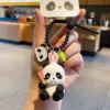 WPDCCM000110 Cute Cartoon Panda Keychain Pendant Creative Small Gift Charm