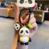 WPDCCM000111 Cute Cartoon Panda Keychain Pendant Creative Small Gift Charm
