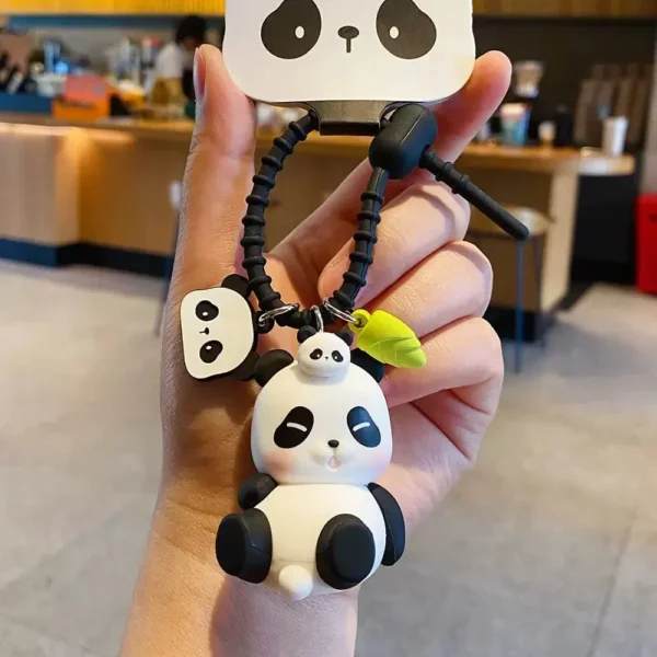 WPDCCM000112 Cute Cartoon Panda Keychain Pendant Creative Small Gift Charm