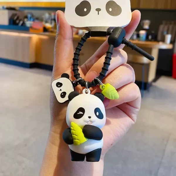 WPDCCM000113 Cute Cartoon Panda Keychain Pendant Creative Small Gift Charm