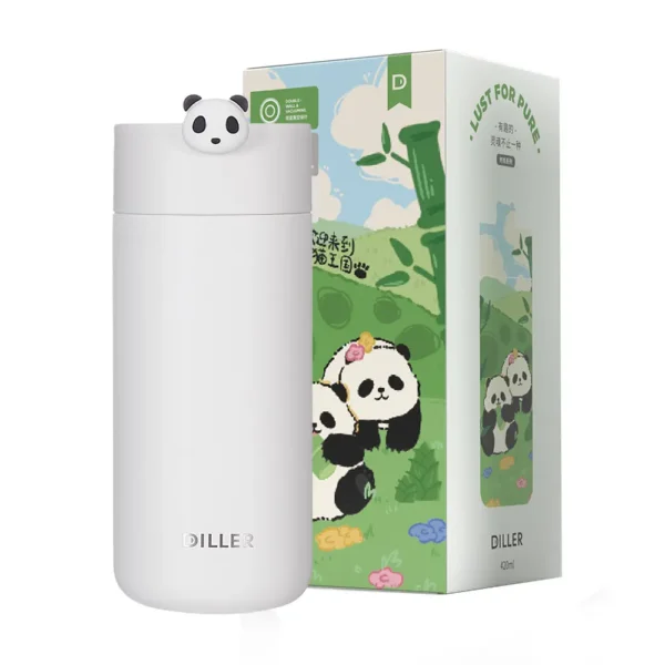 WPLSCPTM0154 Various Cute Cartoon Panda Pattern Insulated Cup Thermos Bottle