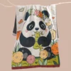 WPCTTW000187-01 Cute Cartoon Panda Print Oversized Bath Towel