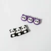 WPDCHA000222-0224-01 Cute Cartoon Panda Simple Hair Clip Hair Accessory Bangs Clip