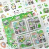 WPDCSK000267-01 Cute Cartoon Panda Sticker Waterproof DIY Planner Decals