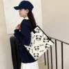 WPBGST000018-0020 Panda Print Simple Large Capacity Tote Shoulder Bag